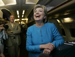 Hillary private jet