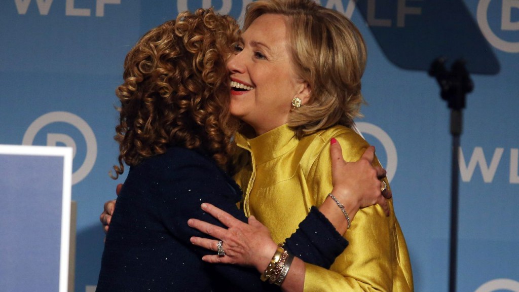 Hillary and Debbie Wasserman Schultz: More than BFFs. 